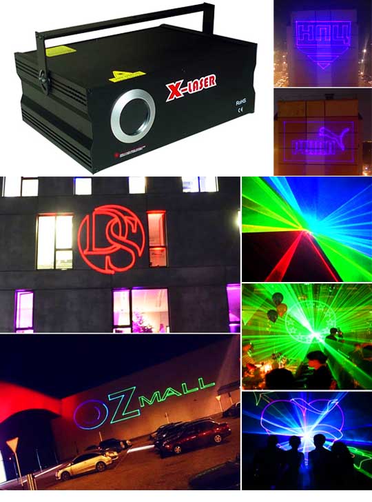 Профессиональный анимационный лазер Promolaser SHOW RGB 500MW