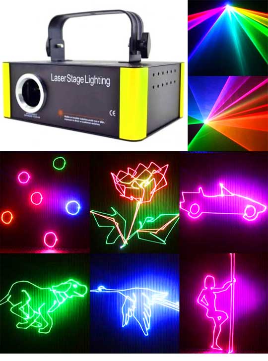 Проекционный анимационный лазерный проектор