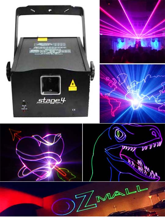 Анимационный рисующий лазер Stage MAX CUBE 3D 650RGB
