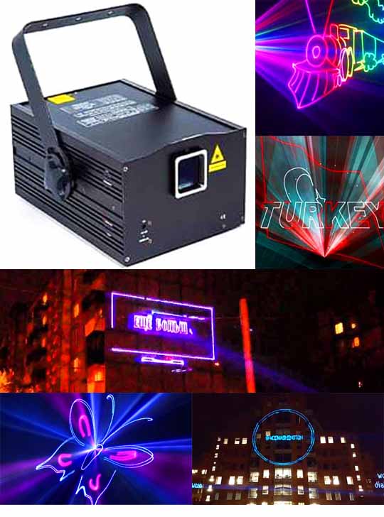 Анимационный проекционный лазер Promolaser STAGE4 GRAPH SD 3DA 1500RGB